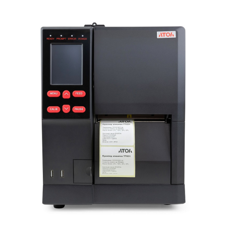 принтер этикеток атол tt631 (термо-трансфер, 300 dpi, usb, rs-232, ethernet) (60101)